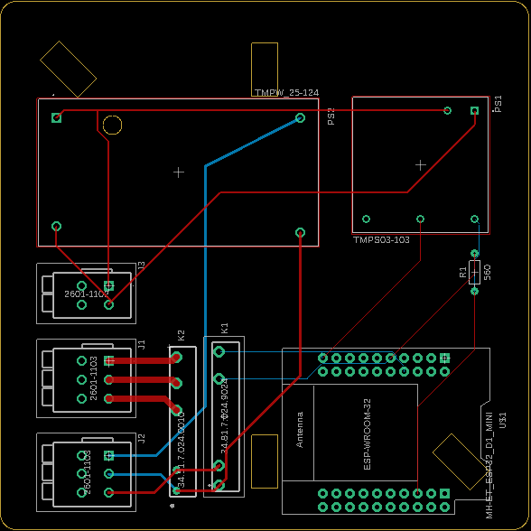 Abbildung 4: Layout der Leiterplatte